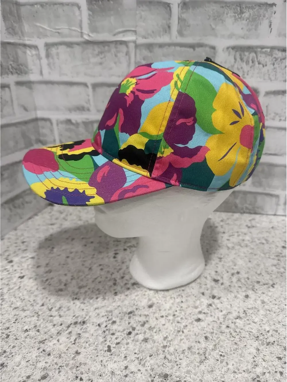 Kate Spade New York Orchid Bloom Floral Baseball Cap, NWT